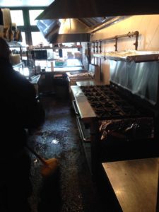 kitchen hood cleaned after fire